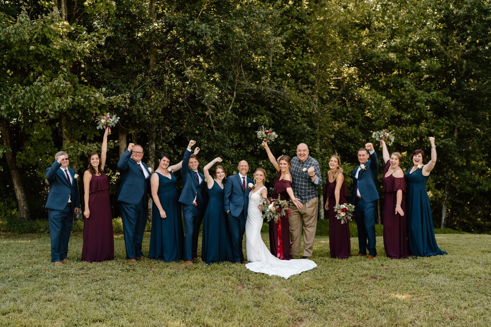 A Gorgeous Fun Backyard Wedding In Greensboro North Carolina