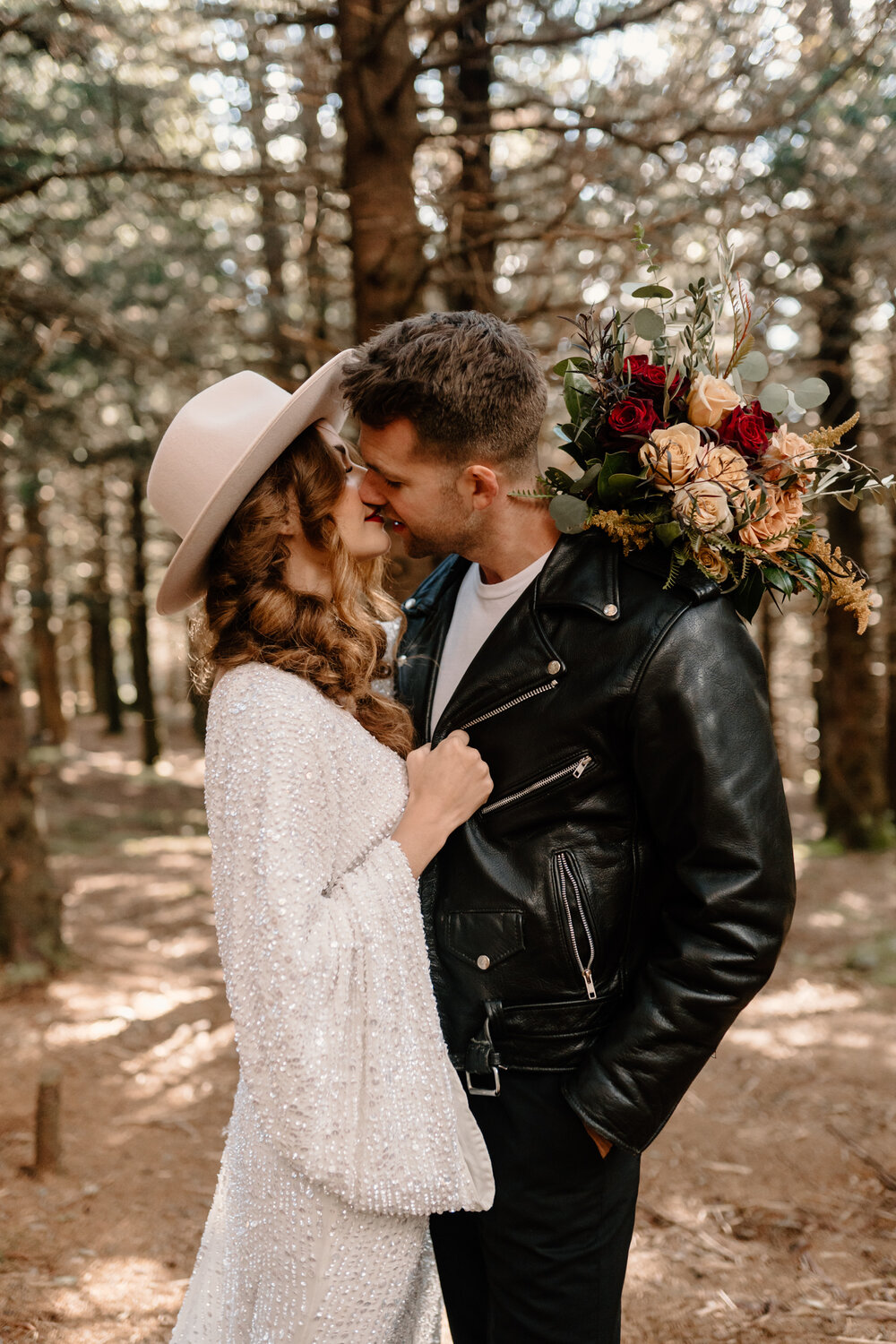 Asheville, NC Fall Elopement by Greensboro Winston-Salem Intimate Wedding &amp; Elopement Photographer