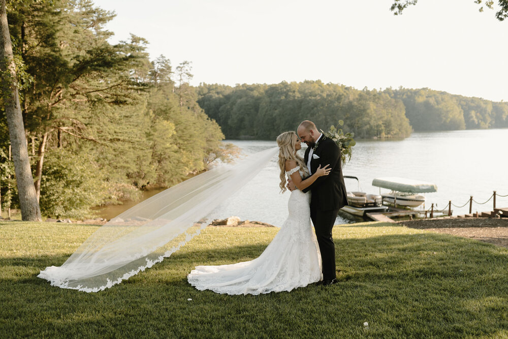 Romantic Wedding Photography at Bella Collina Mansion in Greensboro Winston-Salem, NC | North Carolina Intimate Wedding &amp; Elopement Photographer