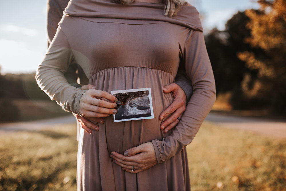 Fall Pregnancy Announcement / early Maternity Session by Kayli LaFon Photography | Greensboro Winston-Salem NC Photographer