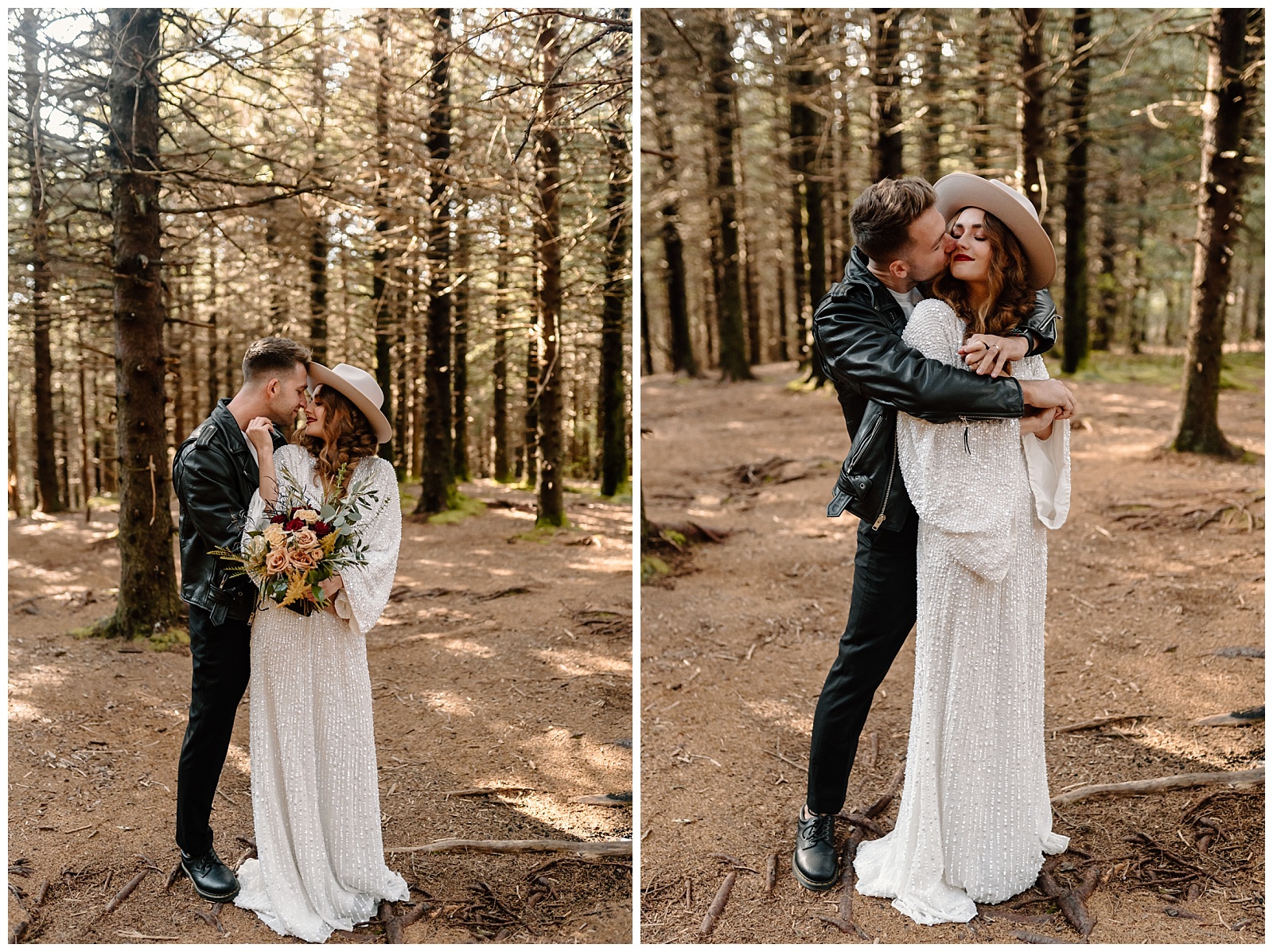 elopement in the Ashville NC woods