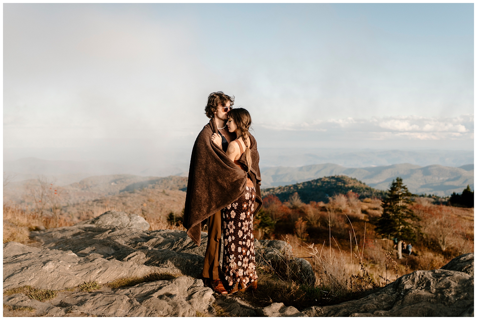 Choosing the perfect mountain views for your engagement session