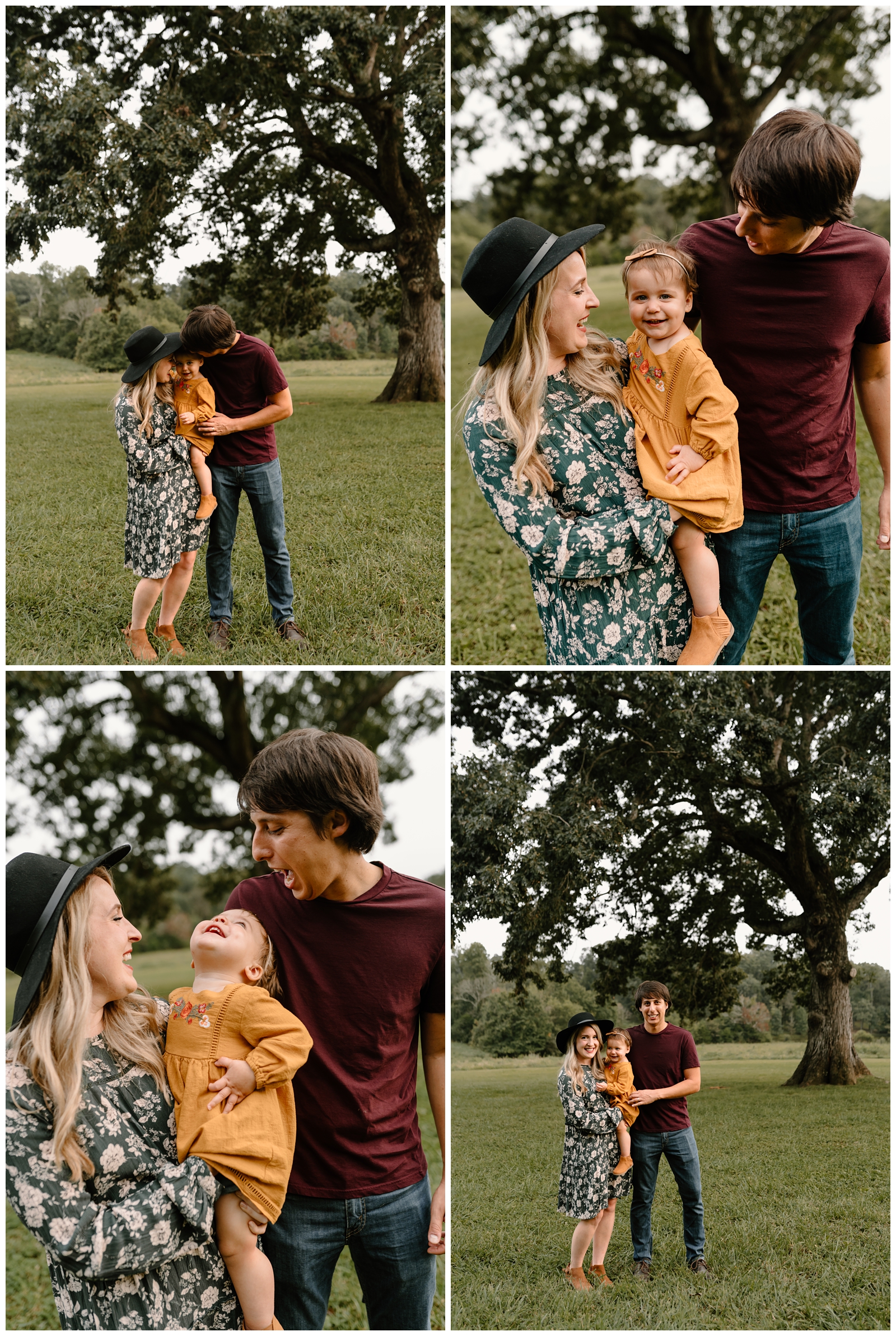 Lifestyle family session at Summerfield Farms, NC
