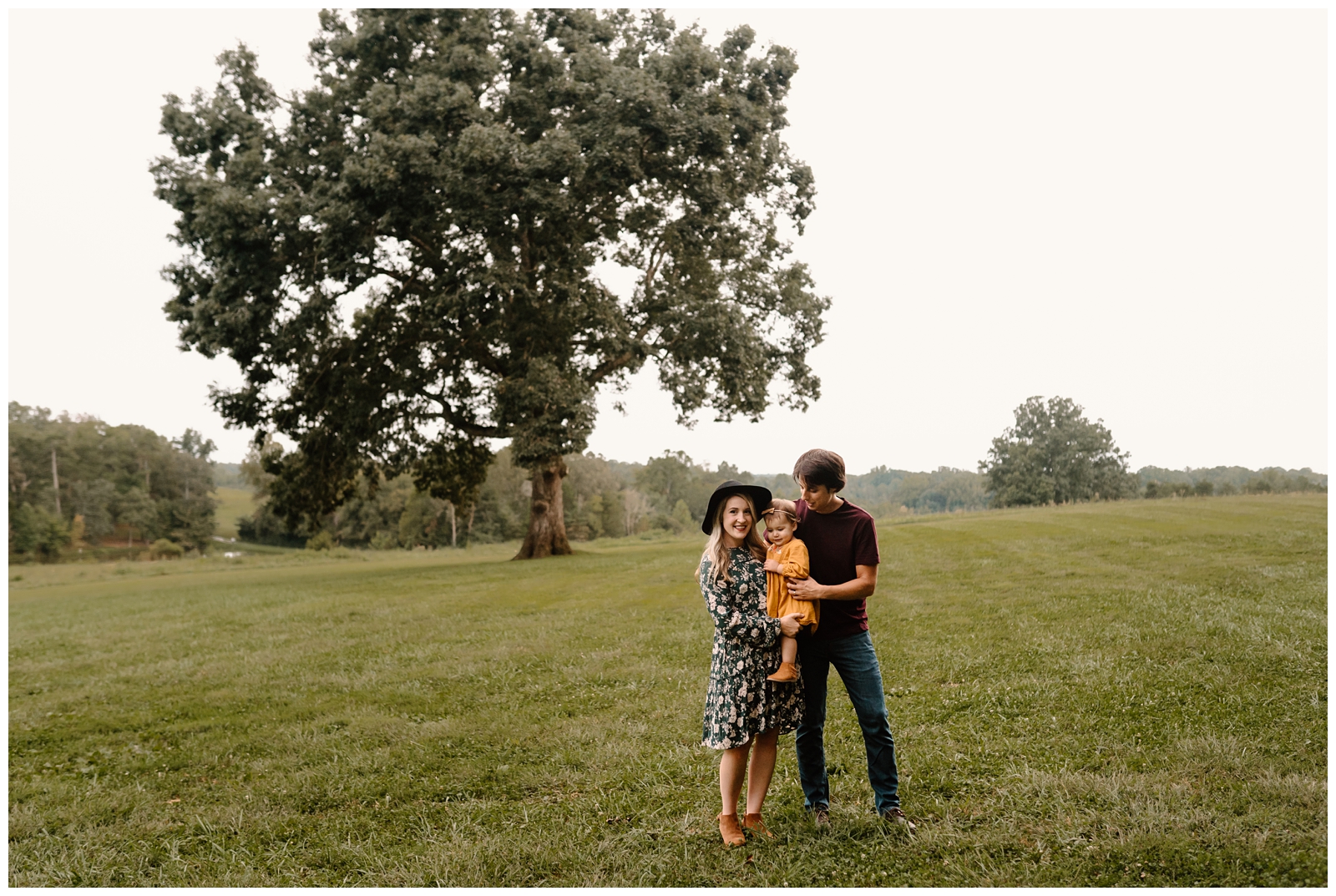 Fall family session at Summerfield Farms in North Carolina