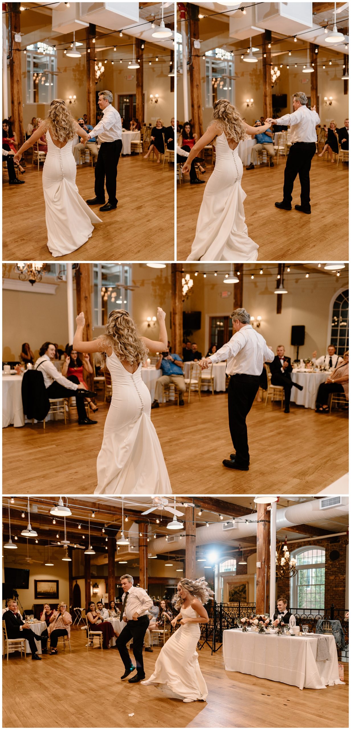 Bride's father daughter dance in Greensboro, NC