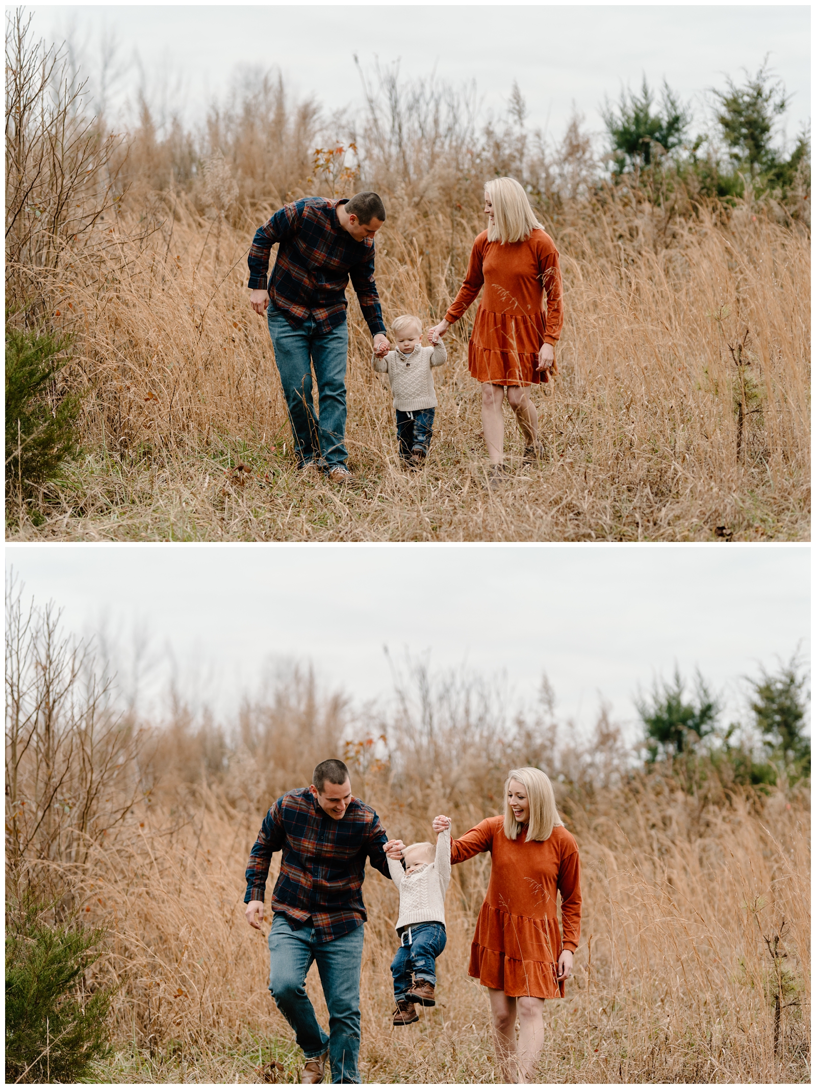 Fun and candid family session in Kernersville by Greensboro Winston-Salem, NC photographer