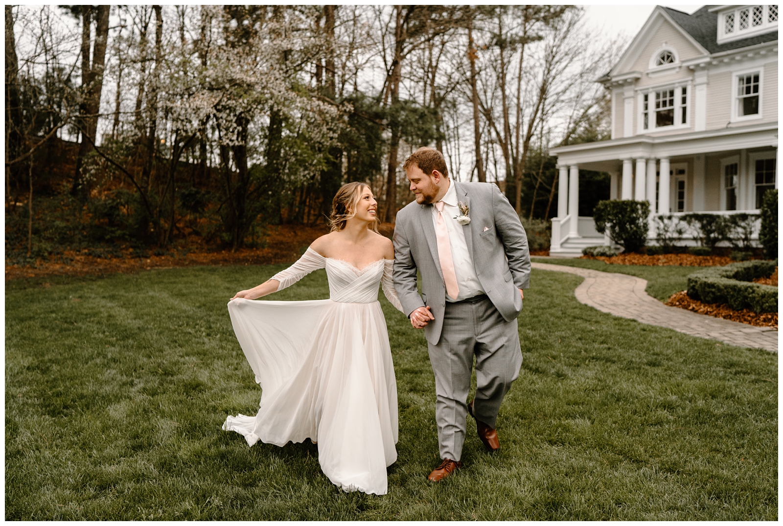 Romantic McAlister-Leftwich House wedding in Greensboro, North Carolina by NC photographer