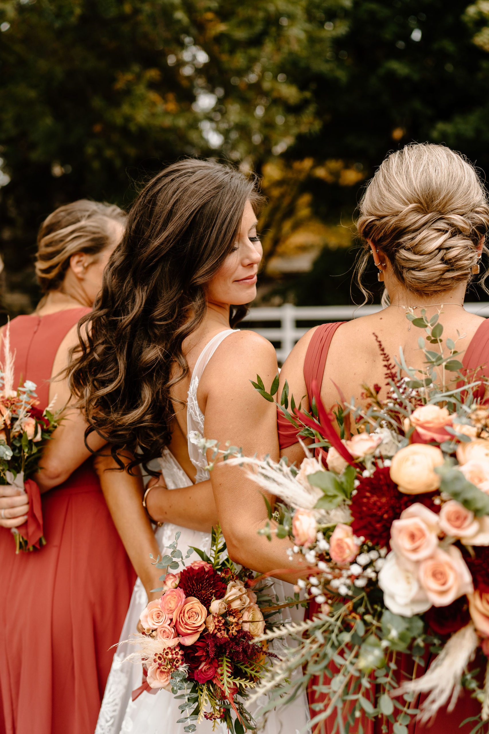 Wedding in North Carolina with bohemian colors and florals
