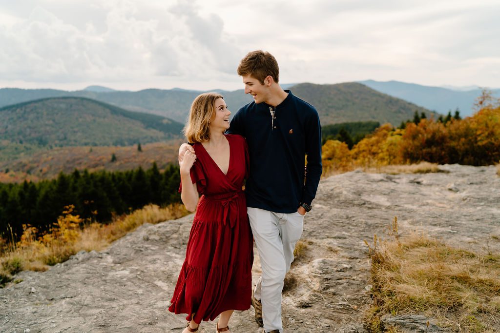Adventure Couples Photos In The Mountains of North Carolina
