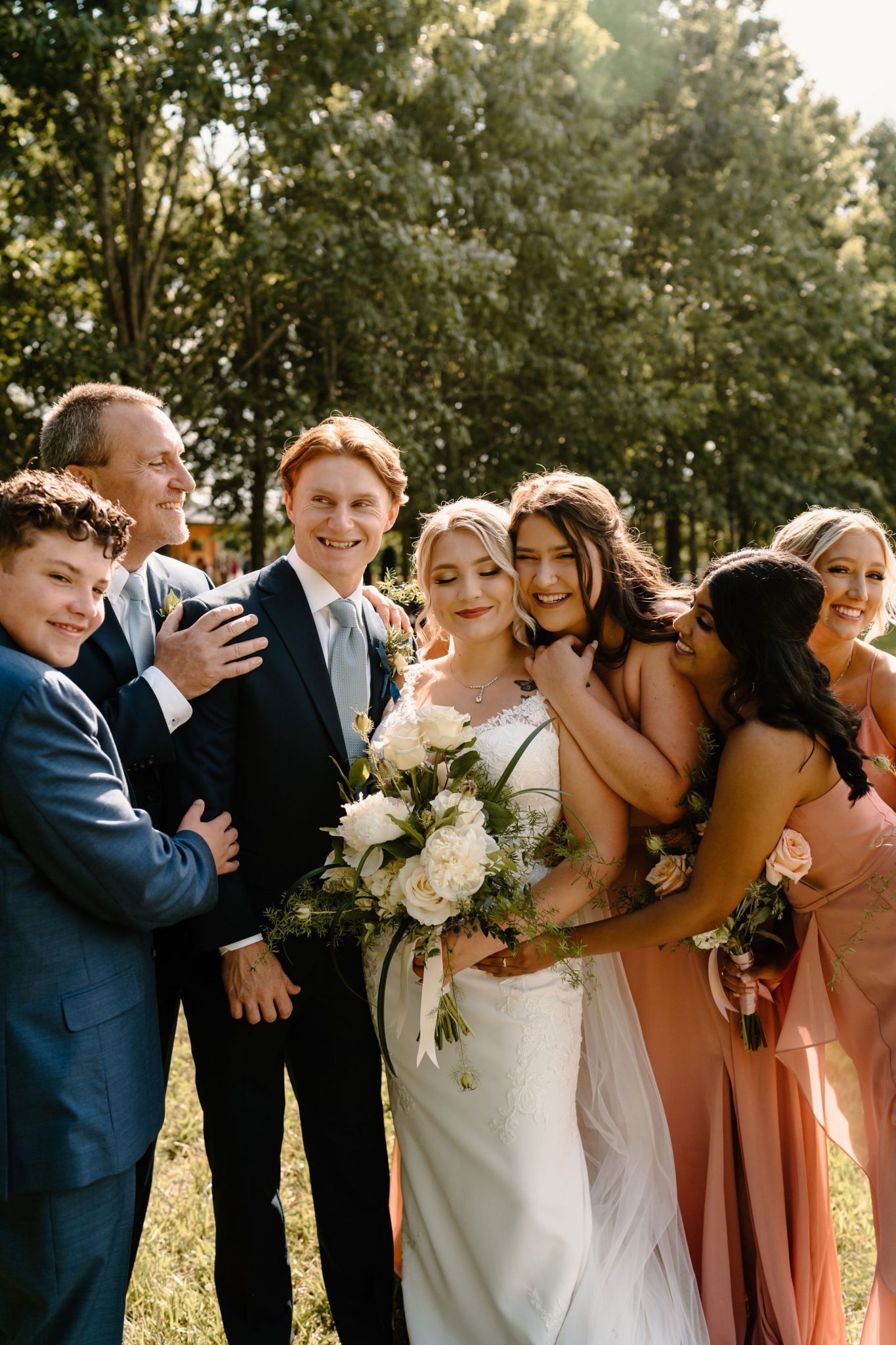 A Romantic Outdoor Wedding Day At Long Acres Barn In North Carolina ...