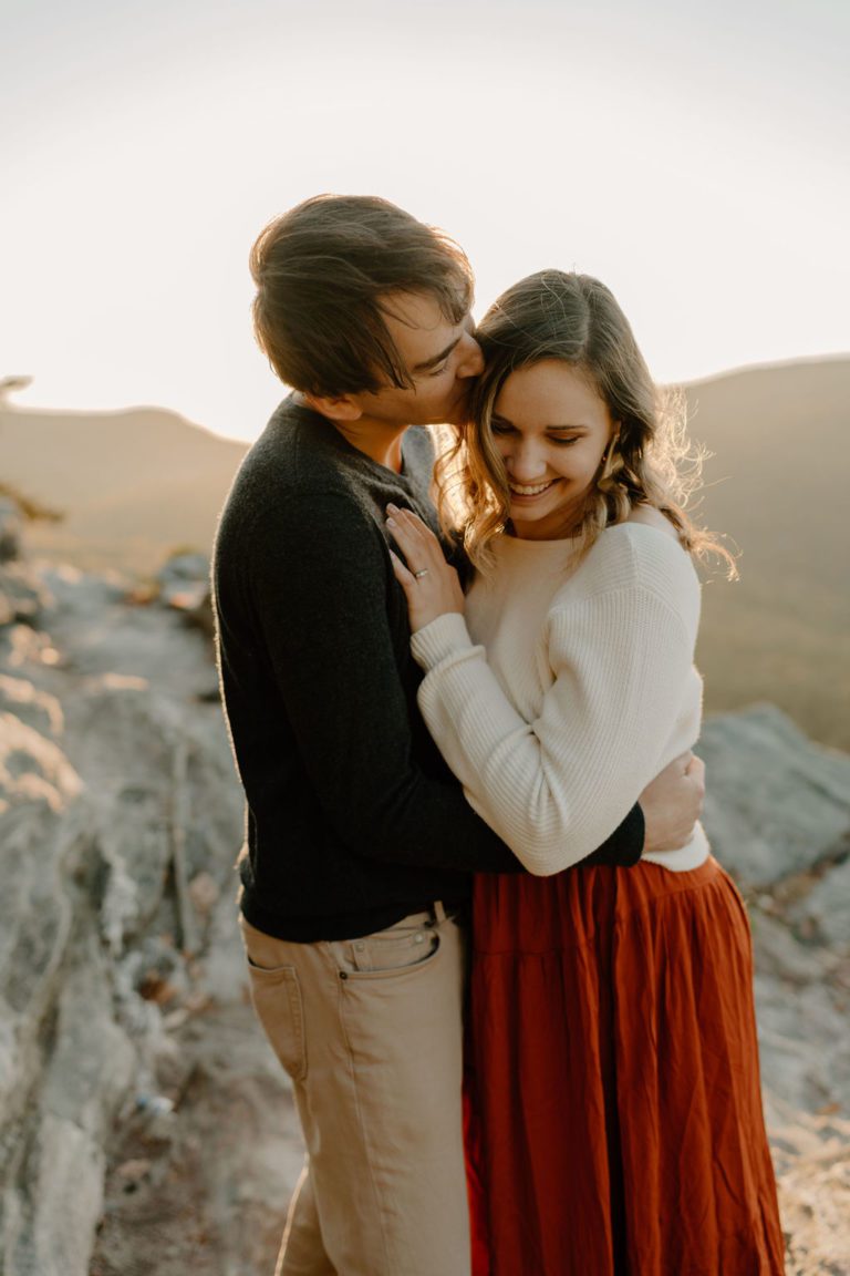 Adventure Engagement Photos At Hanging Rock In NC - kayliphotography.com