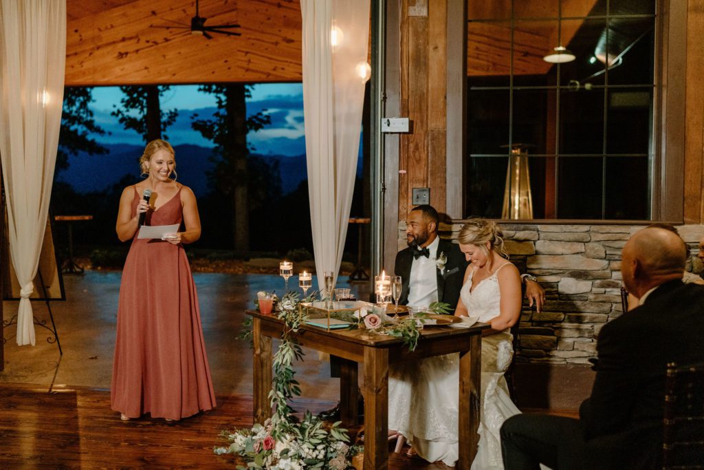 A sweet couple at The Parker Mill Venue celebrating their love 