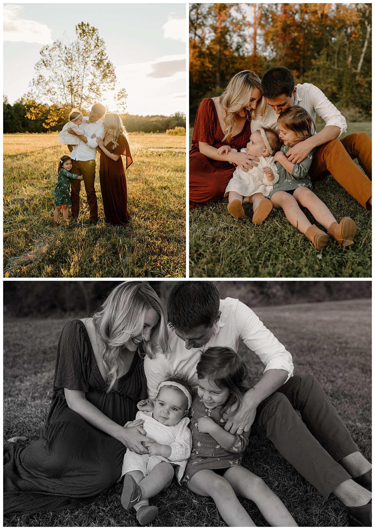 Family photos with romantic vintage vibes by Winston-Salem, NC portrait photographer