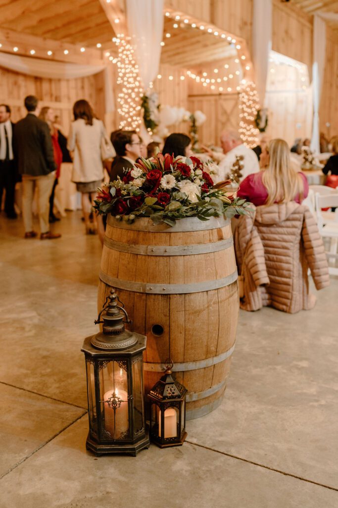 Wedding ceremony at Winston Salem Wedding Venue - Old Homeplace Vineyard