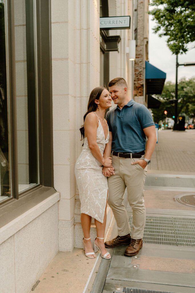 Couples downtown photoshoot