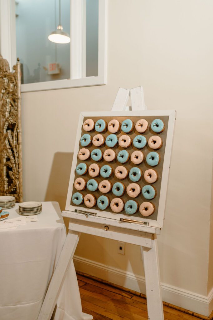 Wedding donut stand