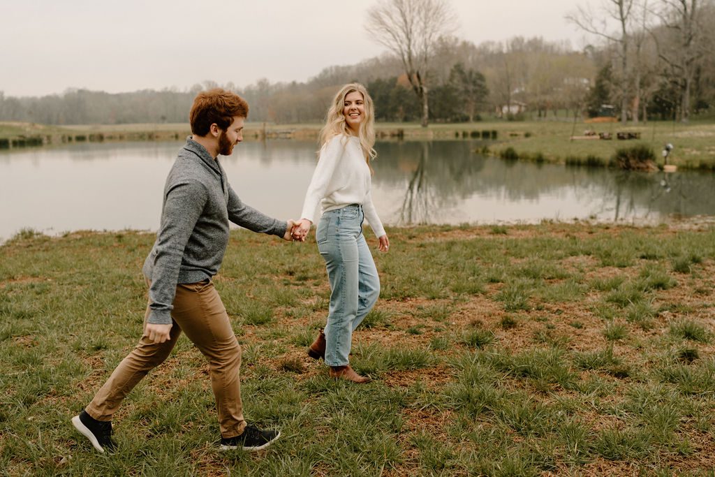 Outdoor couples session in NC