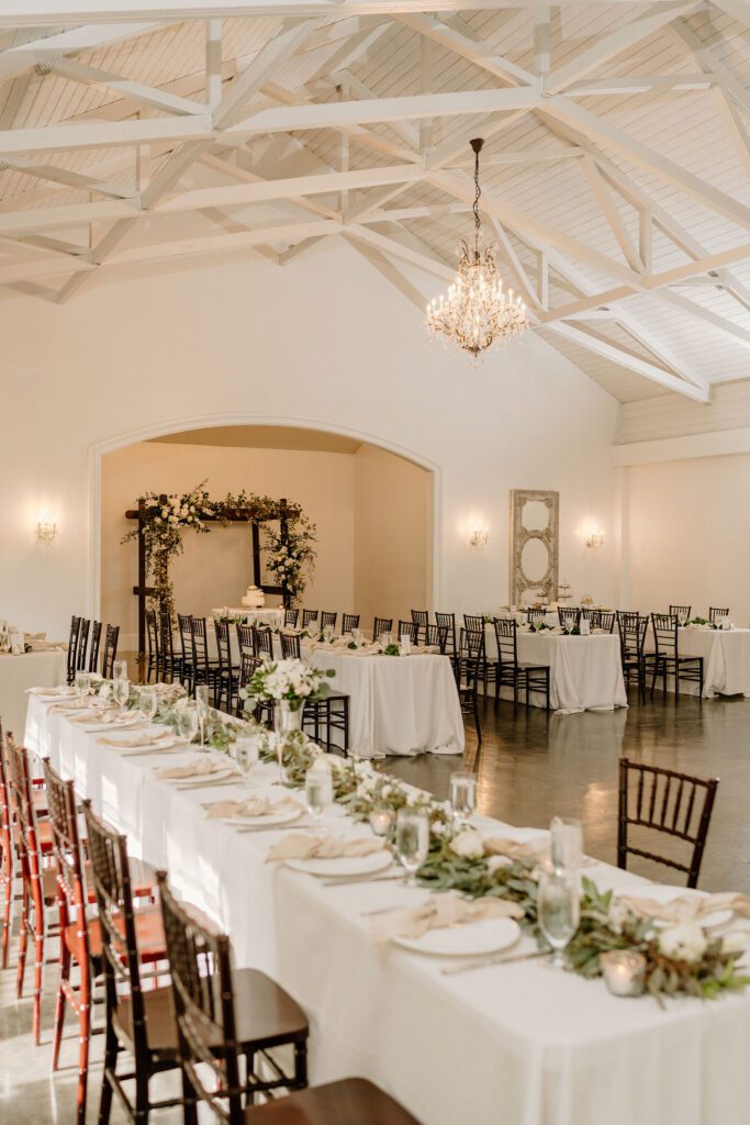 Wedding reception decor and details